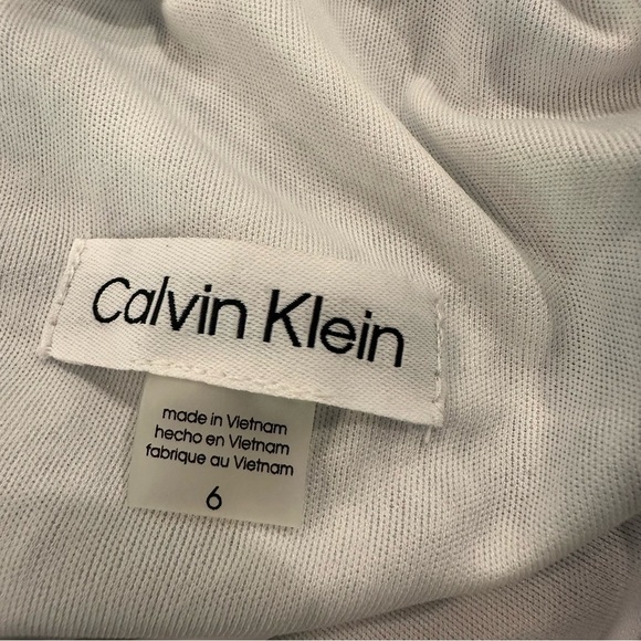 Calvin Klein Blue & White Dress Women’s Size 6 - Picture 6 of 6